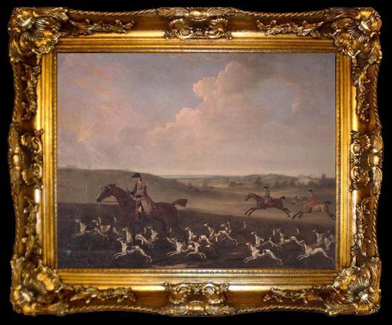 framed  James Seymour A Huntsman and Hounds Near a Country House, ta009-2